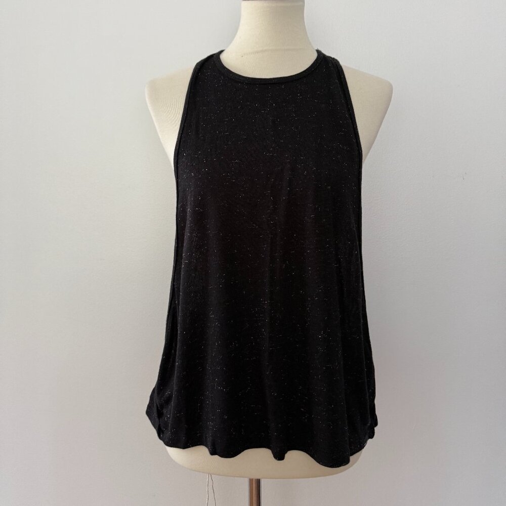 Koral Womens Sleeveless Tank Top Open Sides Black XS NWT